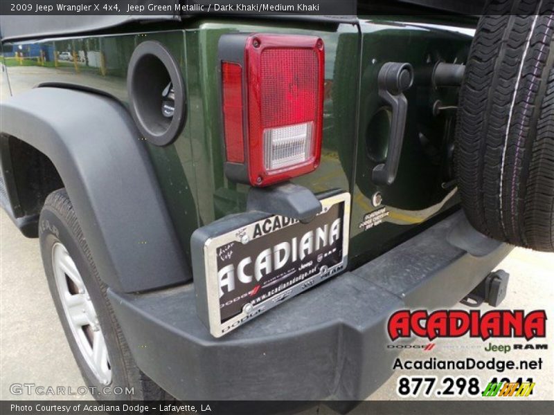 Jeep Green Metallic / Dark Khaki/Medium Khaki 2009 Jeep Wrangler X 4x4