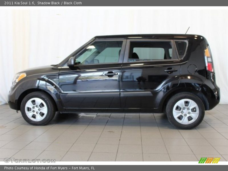 Shadow Black / Black Cloth 2011 Kia Soul 1.6