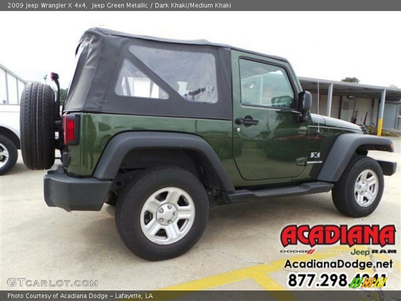 Jeep Green Metallic / Dark Khaki/Medium Khaki 2009 Jeep Wrangler X 4x4
