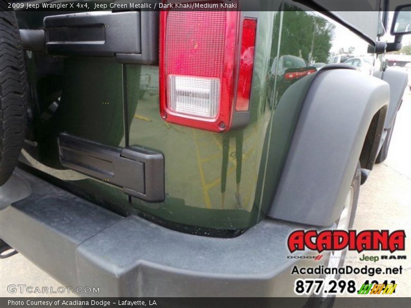 Jeep Green Metallic / Dark Khaki/Medium Khaki 2009 Jeep Wrangler X 4x4