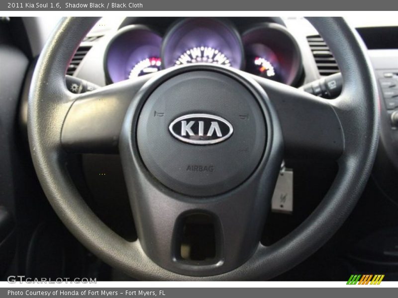 Shadow Black / Black Cloth 2011 Kia Soul 1.6