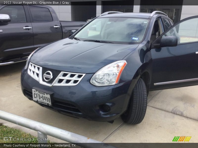 Graphite Blue / Gray 2013 Nissan Rogue SV