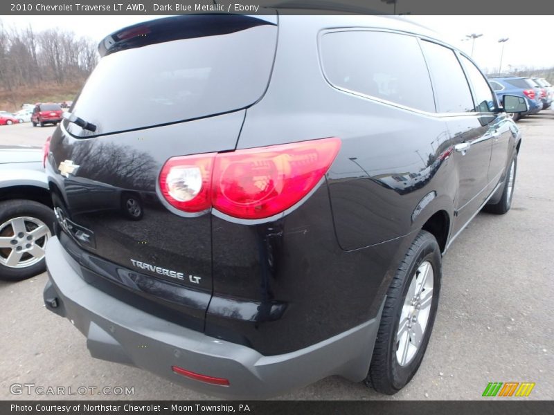 Dark Blue Metallic / Ebony 2010 Chevrolet Traverse LT AWD