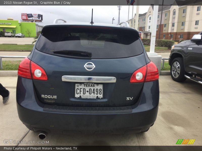 Graphite Blue / Gray 2013 Nissan Rogue SV