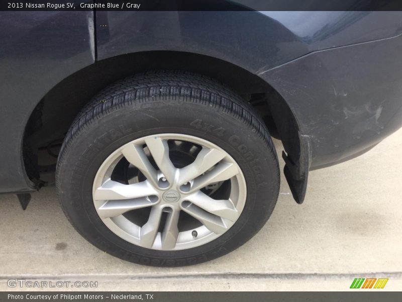Graphite Blue / Gray 2013 Nissan Rogue SV