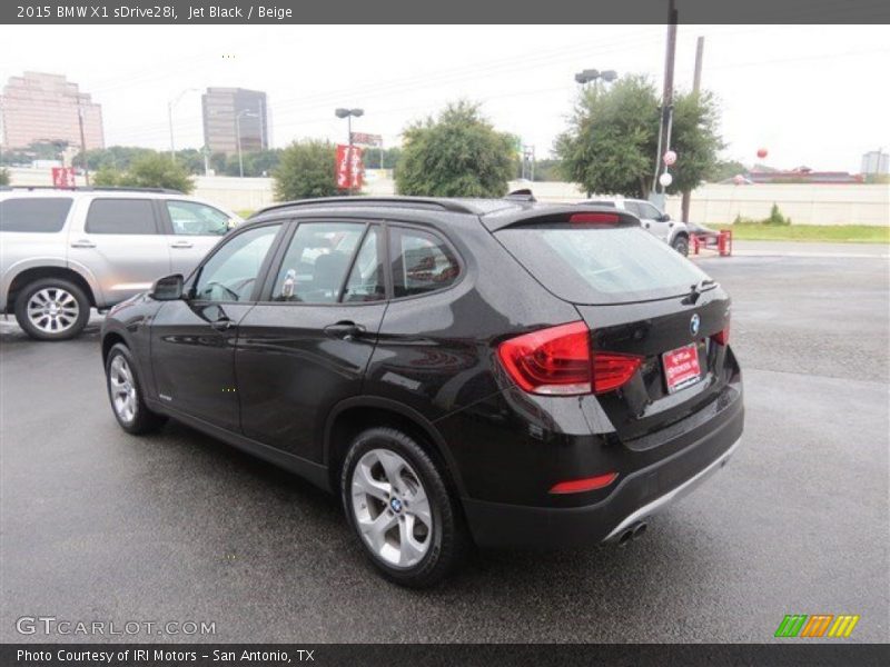 Jet Black / Beige 2015 BMW X1 sDrive28i