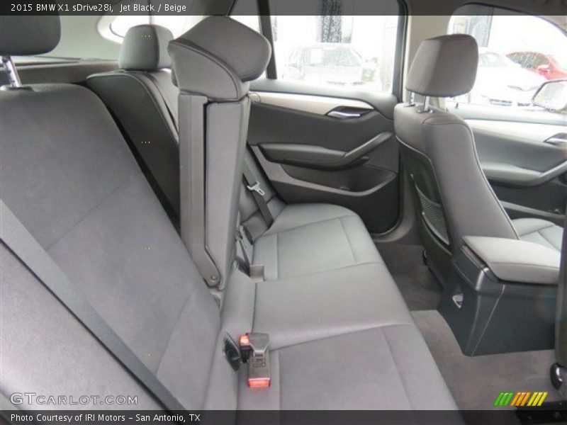 Jet Black / Beige 2015 BMW X1 sDrive28i