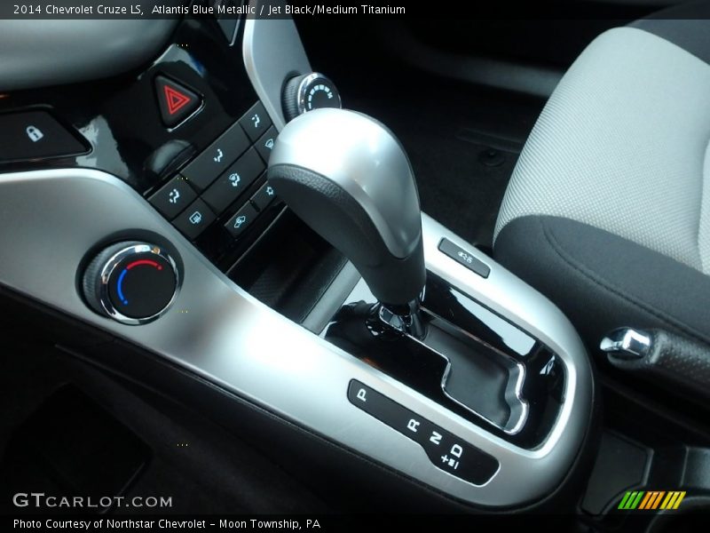 Atlantis Blue Metallic / Jet Black/Medium Titanium 2014 Chevrolet Cruze LS