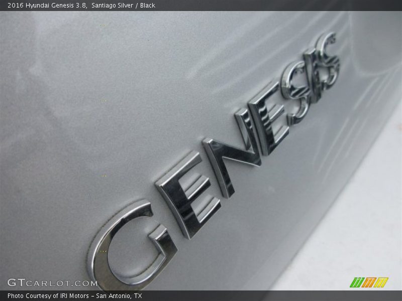 Santiago Silver / Black 2016 Hyundai Genesis 3.8