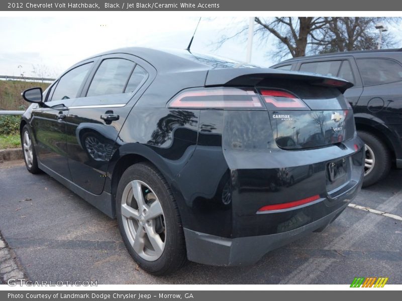 Black / Jet Black/Ceramic White Accents 2012 Chevrolet Volt Hatchback
