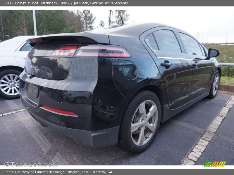 Black / Jet Black/Ceramic White Accents 2012 Chevrolet Volt Hatchback