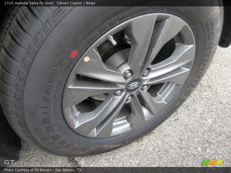 Canyon Copper / Beige 2016 Hyundai Santa Fe Sport