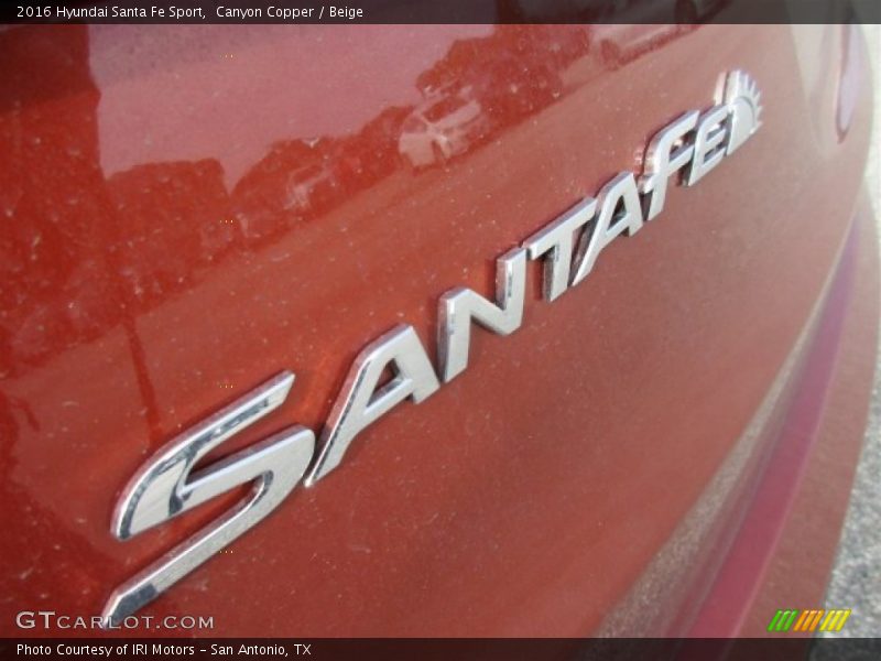 Canyon Copper / Beige 2016 Hyundai Santa Fe Sport