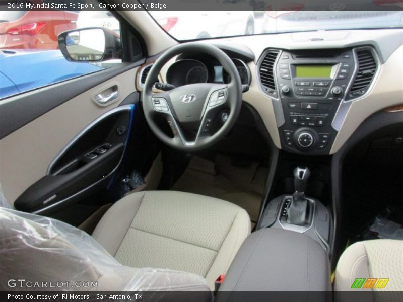 Canyon Copper / Beige 2016 Hyundai Santa Fe Sport