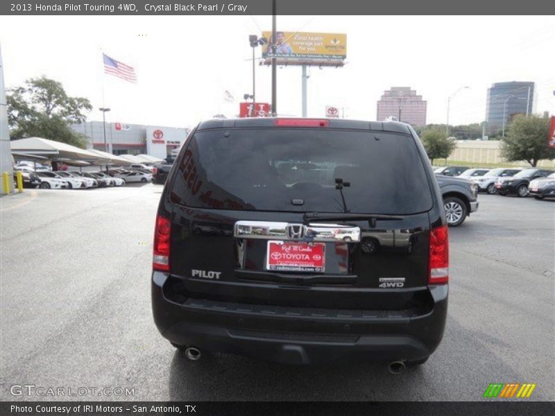 Crystal Black Pearl / Gray 2013 Honda Pilot Touring 4WD