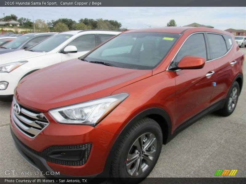 Front 3/4 View of 2016 Santa Fe Sport 