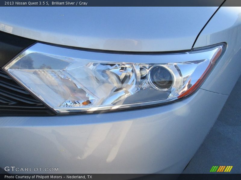Brilliant Silver / Gray 2013 Nissan Quest 3.5 S