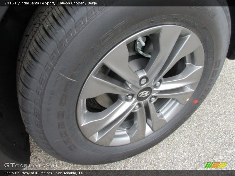 Canyon Copper / Beige 2016 Hyundai Santa Fe Sport