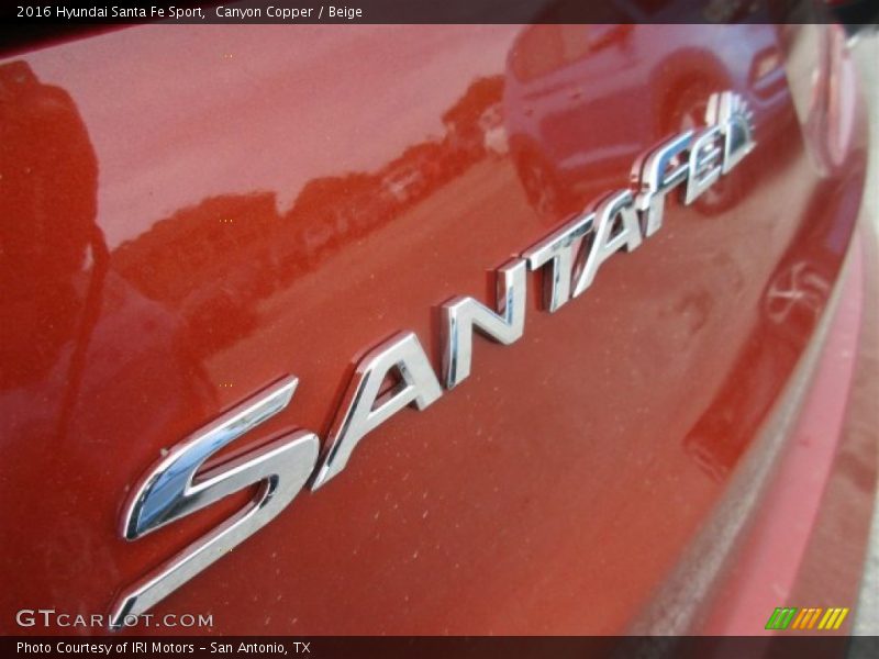 Canyon Copper / Beige 2016 Hyundai Santa Fe Sport