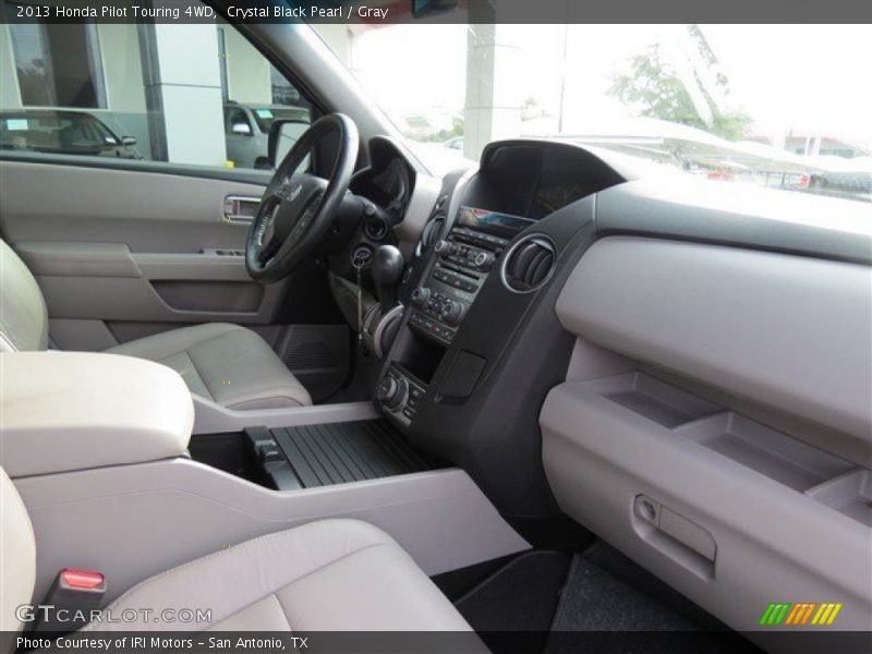 Crystal Black Pearl / Gray 2013 Honda Pilot Touring 4WD