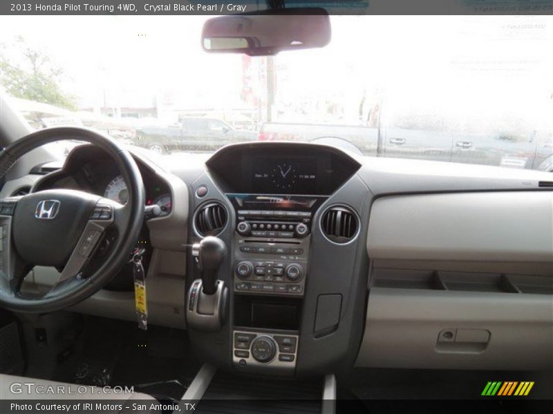 Crystal Black Pearl / Gray 2013 Honda Pilot Touring 4WD