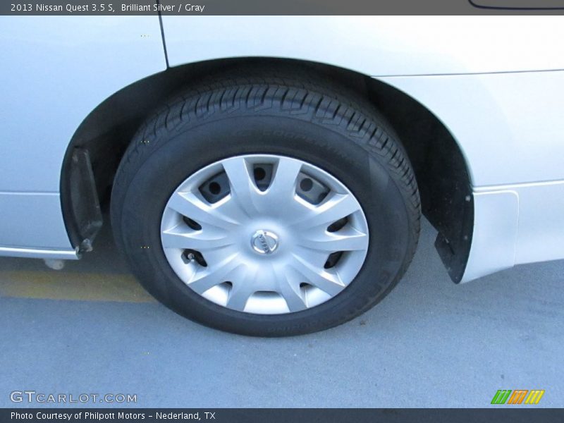 Brilliant Silver / Gray 2013 Nissan Quest 3.5 S