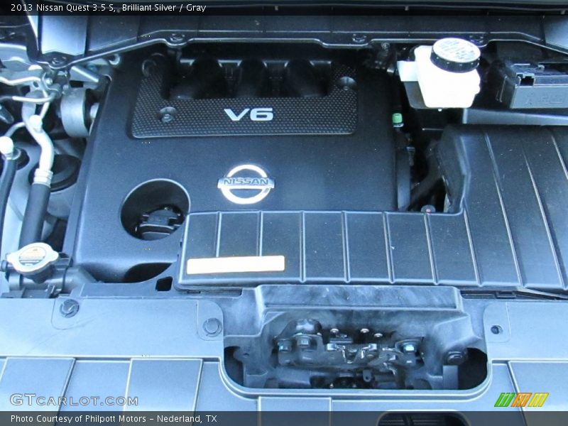 Brilliant Silver / Gray 2013 Nissan Quest 3.5 S