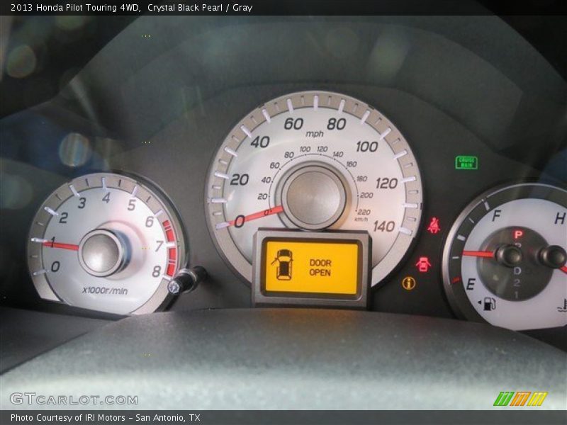 Crystal Black Pearl / Gray 2013 Honda Pilot Touring 4WD