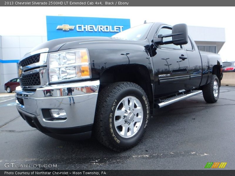 Black / Ebony 2013 Chevrolet Silverado 2500HD LT Extended Cab 4x4