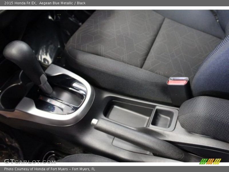 Aegean Blue Metallic / Black 2015 Honda Fit EX