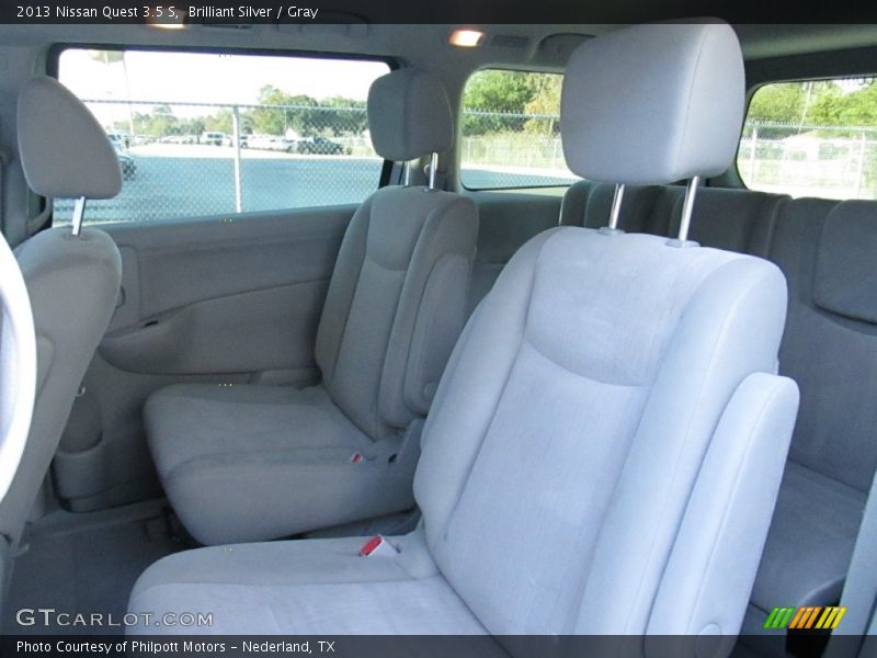 Brilliant Silver / Gray 2013 Nissan Quest 3.5 S