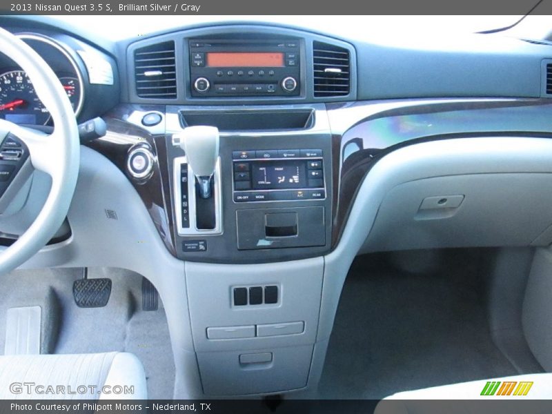 Brilliant Silver / Gray 2013 Nissan Quest 3.5 S