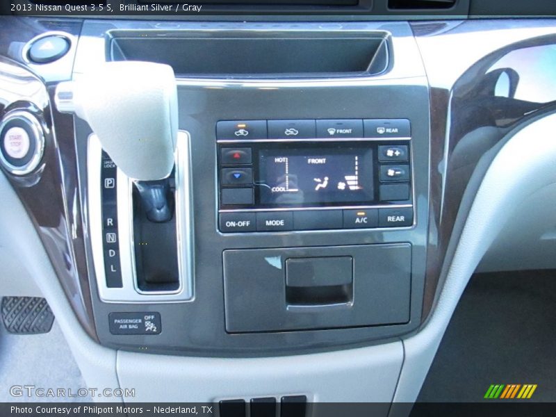 Brilliant Silver / Gray 2013 Nissan Quest 3.5 S