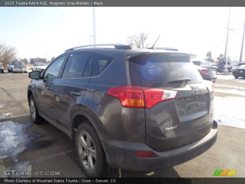 Magnetic Gray Metallic / Black 2015 Toyota RAV4 XLE