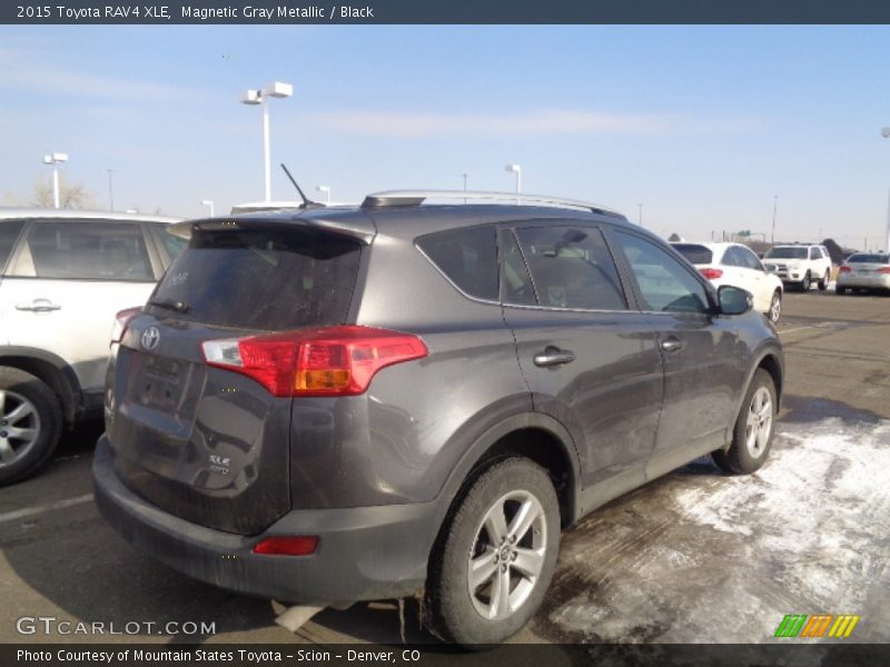 Magnetic Gray Metallic / Black 2015 Toyota RAV4 XLE