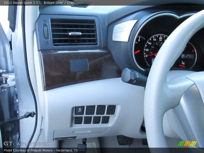 Brilliant Silver / Gray 2013 Nissan Quest 3.5 S
