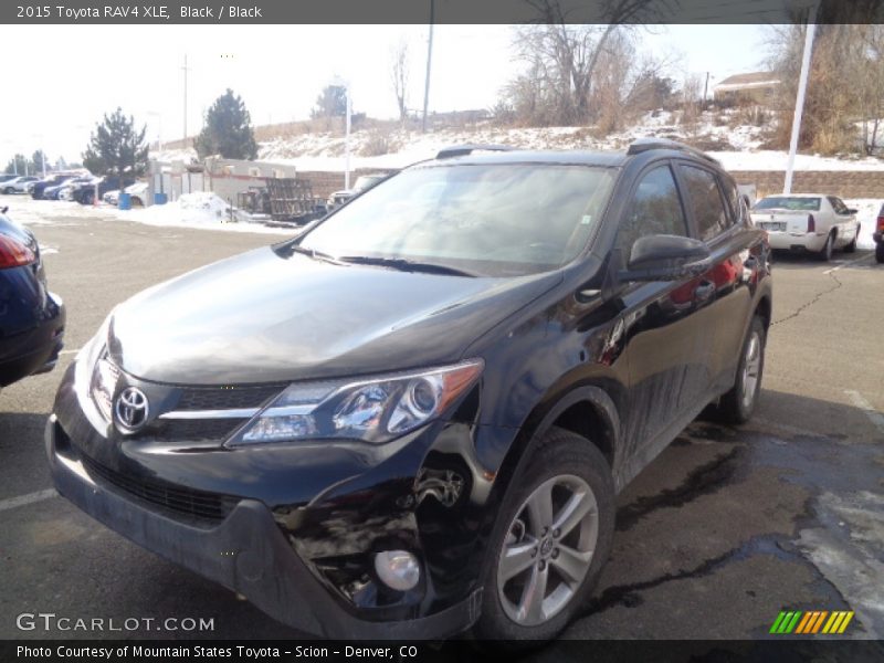 Black / Black 2015 Toyota RAV4 XLE