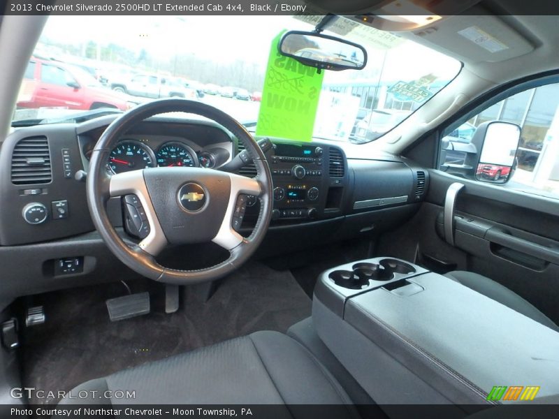 Black / Ebony 2013 Chevrolet Silverado 2500HD LT Extended Cab 4x4