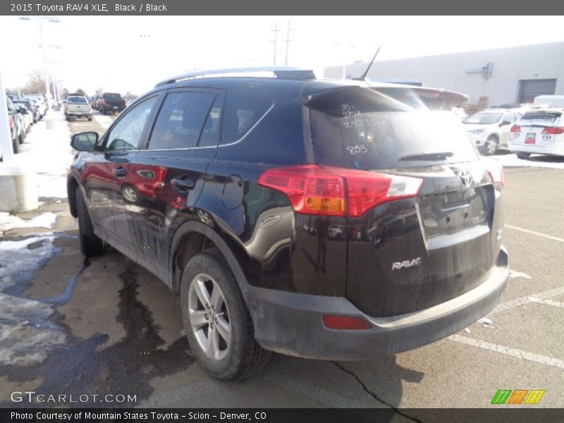 Black / Black 2015 Toyota RAV4 XLE