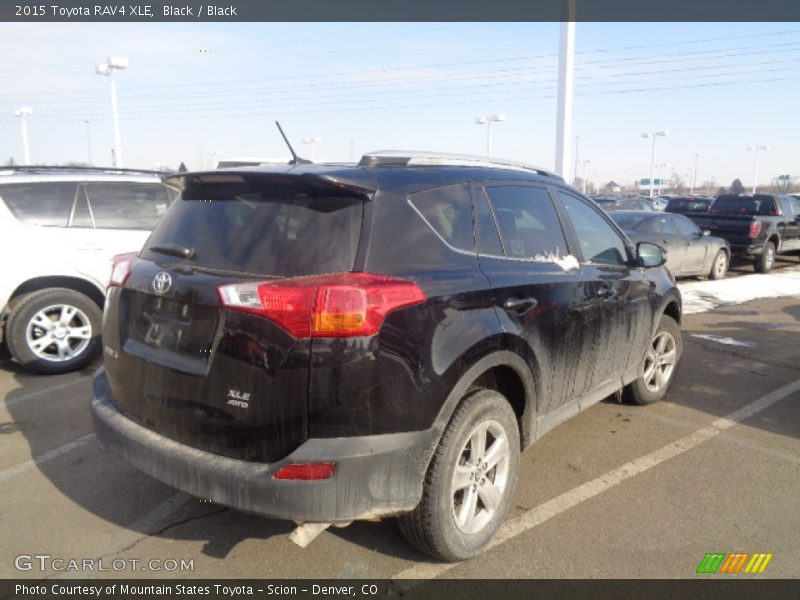 Black / Black 2015 Toyota RAV4 XLE