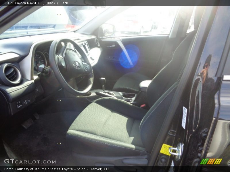 Black / Black 2015 Toyota RAV4 XLE