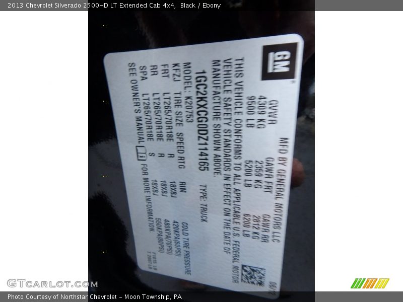 Black / Ebony 2013 Chevrolet Silverado 2500HD LT Extended Cab 4x4