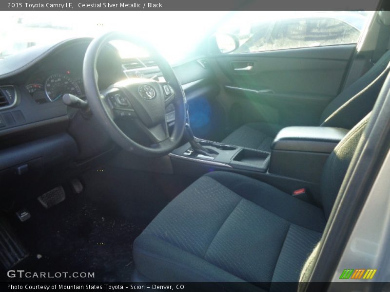 Celestial Silver Metallic / Black 2015 Toyota Camry LE