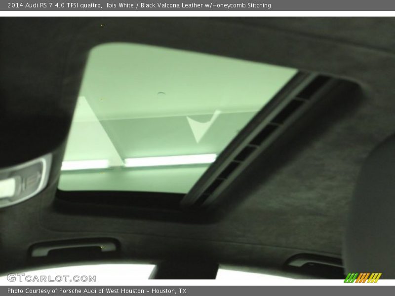 Ibis White / Black Valcona Leather w/Honeycomb Stitching 2014 Audi RS 7 4.0 TFSI quattro