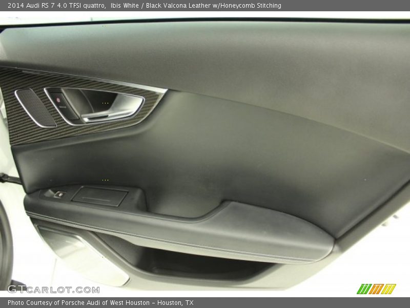 Ibis White / Black Valcona Leather w/Honeycomb Stitching 2014 Audi RS 7 4.0 TFSI quattro