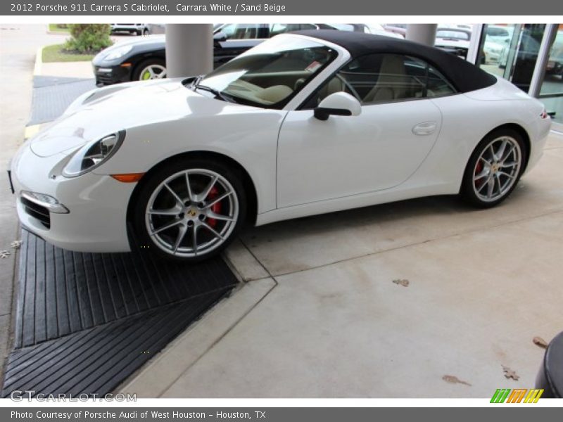 Carrara White / Sand Beige 2012 Porsche 911 Carrera S Cabriolet