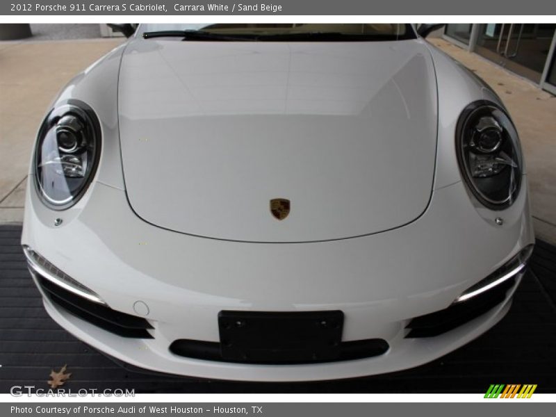 Carrara White / Sand Beige 2012 Porsche 911 Carrera S Cabriolet