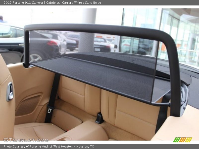 Carrara White / Sand Beige 2012 Porsche 911 Carrera S Cabriolet