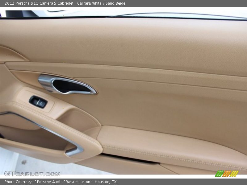 Carrara White / Sand Beige 2012 Porsche 911 Carrera S Cabriolet