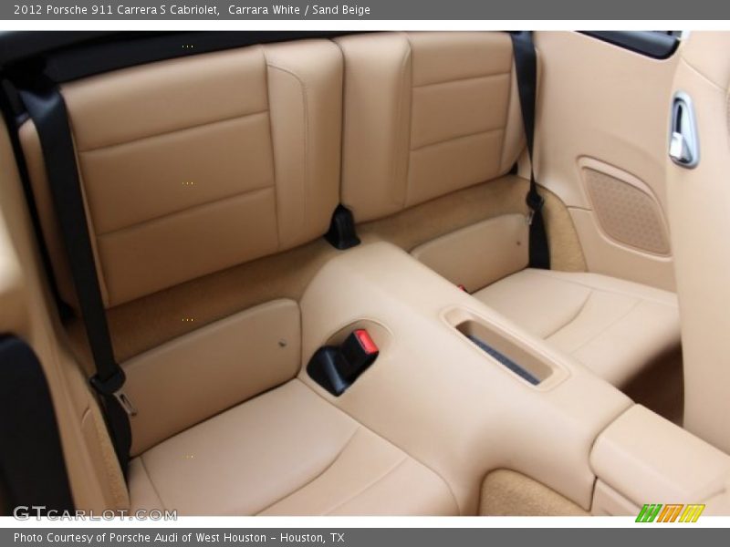 Carrara White / Sand Beige 2012 Porsche 911 Carrera S Cabriolet